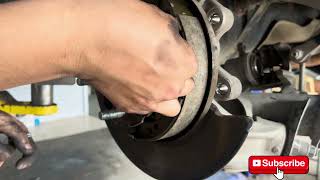 Honda crv rear brake shoe replacement [upl. by Chancellor]