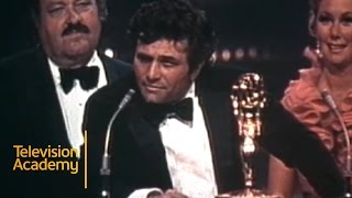 Peter Falk’s Hilarious Acceptance Speech for COLUMBO  Emmys Archive 1972 [upl. by Acinomaj376]