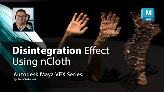 Maya VFX Series Disintegration Effect [upl. by Atirrehs900]