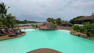 A visit to Aqua Safari  Most Beautiful Resort in Ghana [upl. by Blinny]