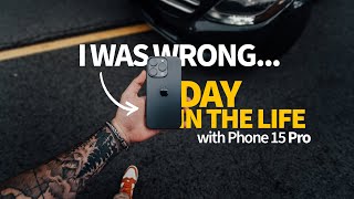 iPhone 15 Pro  Real Day in the Life ProRes LOG  Real World Test [upl. by Kcireddor]