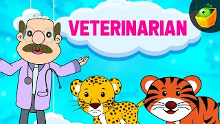 Veterinarian  Job amp Occupation Songs for Kids  Career Song for Kindergarten [upl. by Sadie109]