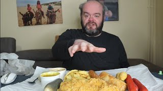 fish and chips uk mukbang [upl. by Lebna940]