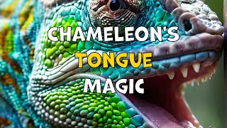 Chameleons’ Tongues Stretch Twice Their Body Length 🦎 facts knowledgesnap chameleons shorts [upl. by Arlyne81]