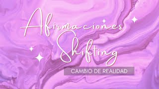 ¡Afirmaciones para llegar a tu Realidad Deseada Shifting [upl. by Erme]