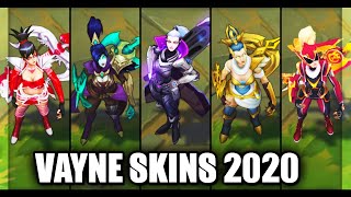 All Vayne Skins Spotlight 2020 League of Legends [upl. by Dafodil455]