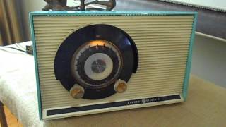 1957 GE 862 AM Phono Radio Electronically Restored  Near MINT [upl. by Elocim]