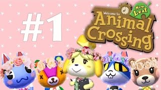 Lets Play Animal Crossing New Leaf  1 Welcome To Town [upl. by Jaquenette509]