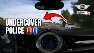 Mini Cooper S R56 POV Mountain Drive  Exhaust sound  Police [upl. by Anig989]