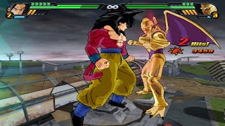 Goku GT SS4 VS Nuova Shenron COM VS COM  Dragon Ball Z Budokai Tenkaichi 3 [upl. by Anirok]