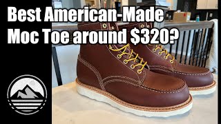 Whites Boots Perry Moc Toe in Red Dog Leather from Seidel Tannery  Made in America USA [upl. by Irakab281]