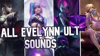 All Evelynn Ult Sounds SHORTS [upl. by Rask]