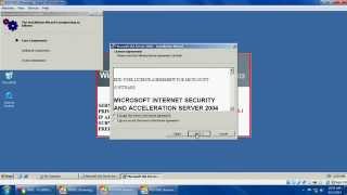 27 INSTALLING AND CONFIGURING ISA SERVER [upl. by Aicatan603]