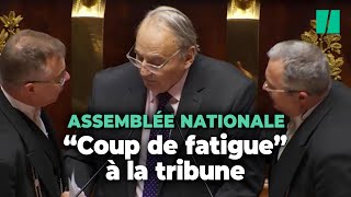 Ce député parvient à conclure son intervention sur le ProcheOrient malgré « un coup de fatigue » [upl. by Annaesor]