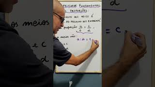 Meios e extremos de uma proporção shorts matemática [upl. by Slavin]