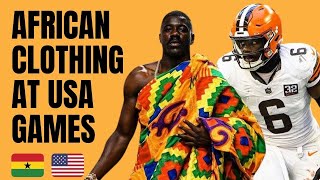 The NFL Player That Wears Traditional African Clothing to Football Games [upl. by Kinnard]