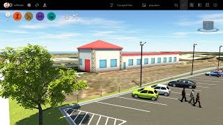 Using FormIt to Model Buildings for use in InfraWorks  Adding Materials  Pt 3 [upl. by Karr]