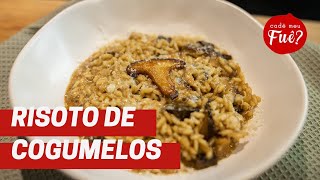 RISOTO DE COGUMELOS com Shitake e Funghi [upl. by Esyla685]