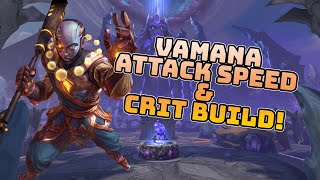 Vamana Jungle ATTACK SPEED CRIT BUILD BABY STOMP  Smite  Mattypocket [upl. by Chansoo159]