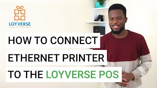 How to Connect Ethernet Receipt Printer to the Loyverse POS [upl. by Ahtela80]