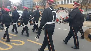 Highfield loyalists flute band remembrance Sunday bootle 2024 [upl. by Kimber]