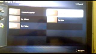 Server DLNA with Nero Media Home 4  Samsung 32D550 [upl. by Sirron883]