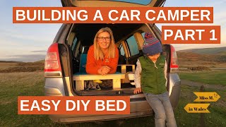 Car Camper Conversion Vauxhall Zafira Part 1 [upl. by Hannah]