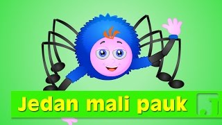 Jedan mali pauk  Dečije pesme  Jaccoled pesme za decu  Itsy Bitsy Spider [upl. by Erme]