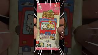 Opening Animal Crossing X Sanrio amiibo Cards shorts AnimalCrossing ACNH [upl. by Refinnaej]