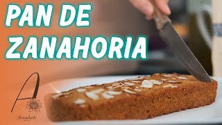 🥕PAN DE ZANAHORIA VEGANO 🍞🥕😋 ALIMENDRARTE [upl. by Angelle]