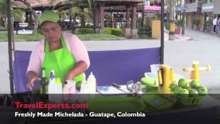 Michelada  Colombia Style  Drinks in Medellin Colombia [upl. by Linis]