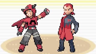 Pokemon Black Pearl Emerald  vs Magma Leader Maxie amp Magma Admin Tabitha Double Battle w Steven [upl. by Margaret]