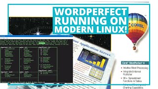 How to install WordPerfect 7 on a modern Linux desktop [upl. by Eelnayr]