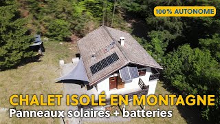 Chalet de montagne isolé 100 AUTONOME à Valmorel Savoie [upl. by Oneil]