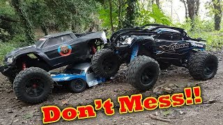 XMaxx  Epic BASH Day out with Traxxas XMaxx 8s Rustler ECX Torment [upl. by Tsenrae]