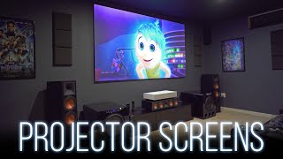 Choosing A Projector Screen  Everything You Need To Know [upl. by Barbra]