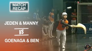 FALL 2023 BATTLE COURT CHAMPIONSHIP  MATCH 1 JEDEN amp MANNY vs GOENAGA amp BEN DIV 4 DOUBLES [upl. by Eedia]