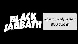 Sabbath Bloody Sabbath [upl. by Naylor]