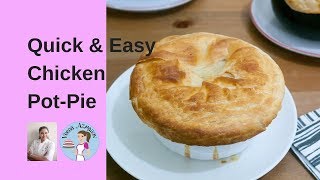 Quick and Easy Homemade Chicken Pot Pie [upl. by Dunc]