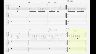 Sylosis  Servitude  Guitar Tab [upl. by Gerk]