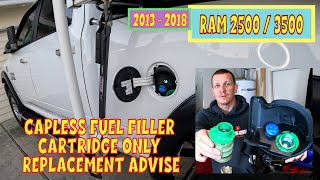 ⚙️ Capless Fuel Filler Cartridge Replacement for RAM 25003500 20132018 Diesel Trucks 🚚 [upl. by Hwang766]