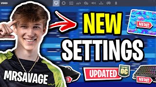 MrSavages NEW Settings Give You INSANE AIM Fortnite OG Settings [upl. by Gina806]