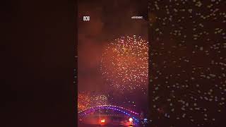 Happy New Year 🥳 NYEABC NewYearsEve Fireworks Sydney NYE [upl. by Smiga404]