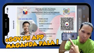 NATIONAL ID EGOVPH APP  2024  REVIEW [upl. by Kurt]