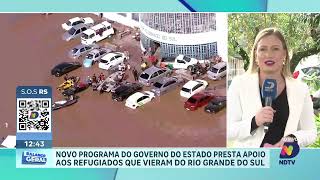 Governo de SC lança programa de apoio aos refugiados climáticos gaúchos [upl. by Strenta]