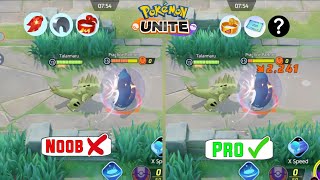 Tyranitar Correct Build To Deal More Damage 1 Minute Pro Guide  Tyranitar build Pokemon unite [upl. by Aneroc]