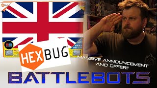 Huge BATTLEBOTS Hexbug Announcement and Offer  The Drop Zone [upl. by Thrift100]