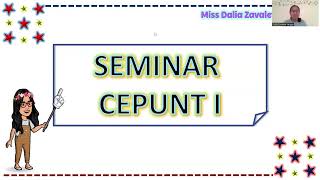 I ENGLISH SEMINAR CEPUNT [upl. by Mcmullan]