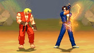 Ken Masters Vs Hamon Kyo  Blazing Fists [upl. by Solberg]