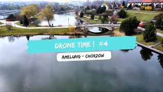 Drone time 4  Park Amelung Chorzów 4K [upl. by Shayna178]